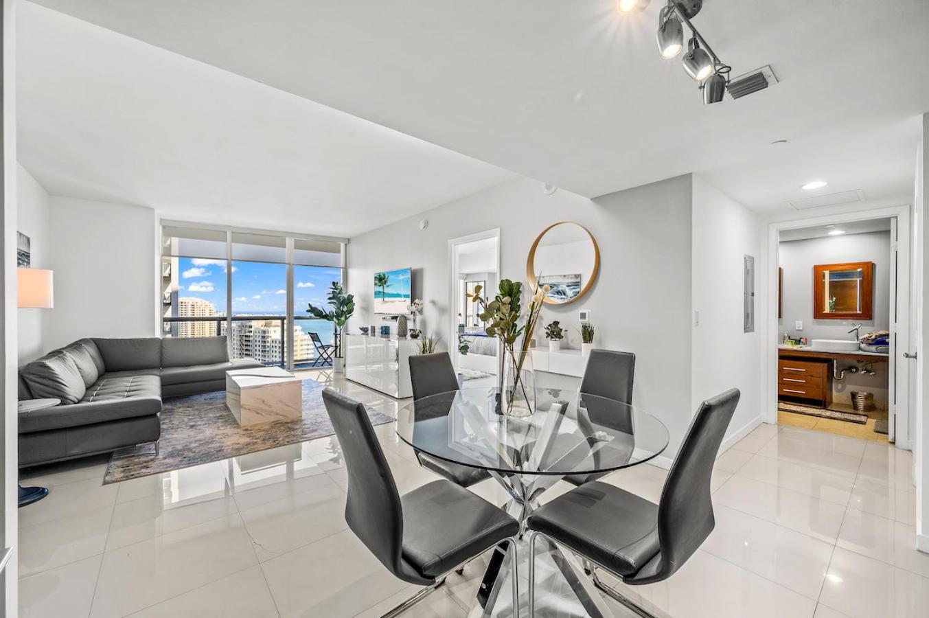 *Iconic W Icon Condo/ Pool&Waterviews*Freespa* Miami Esterno foto