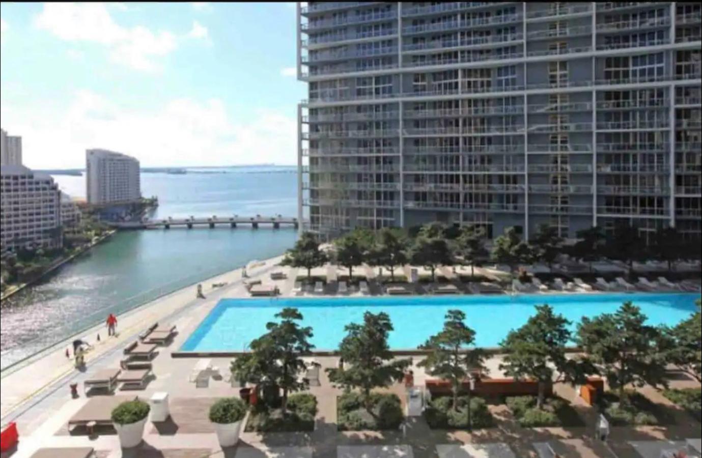 *Iconic W Icon Condo/ Pool&Waterviews*Freespa* Miami Esterno foto